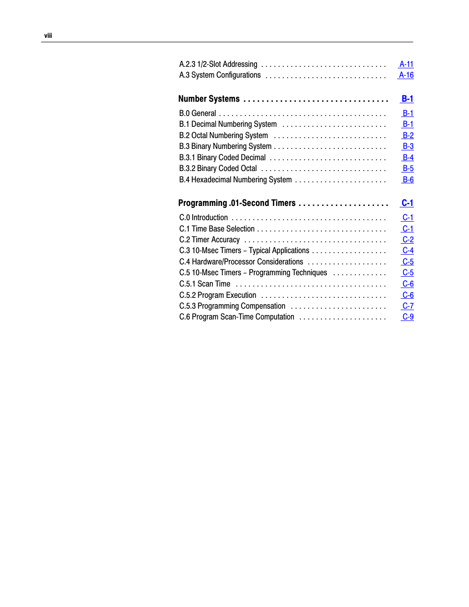 Rockwell Automation 1772-LP3 PLC - 2/30 Programmable Controller Programming and Operations Manual User Manual | Page 10 / 346