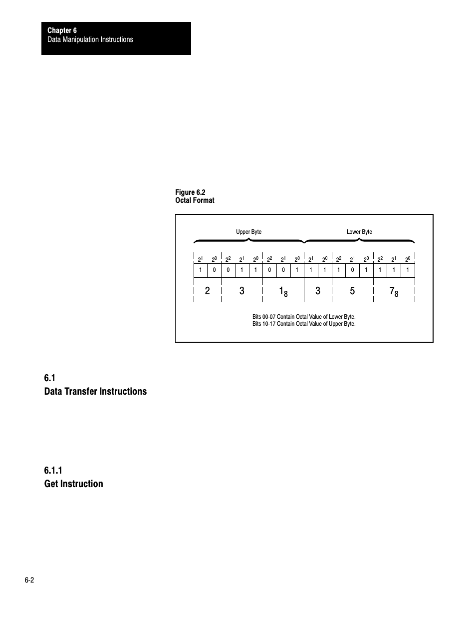 1 data transfer instructions 6.1.1 get instruction | Rockwell Automation 1772-LP3 PLC - 2/30 Programmable Controller Programming and Operations Manual User Manual | Page 124 / 346