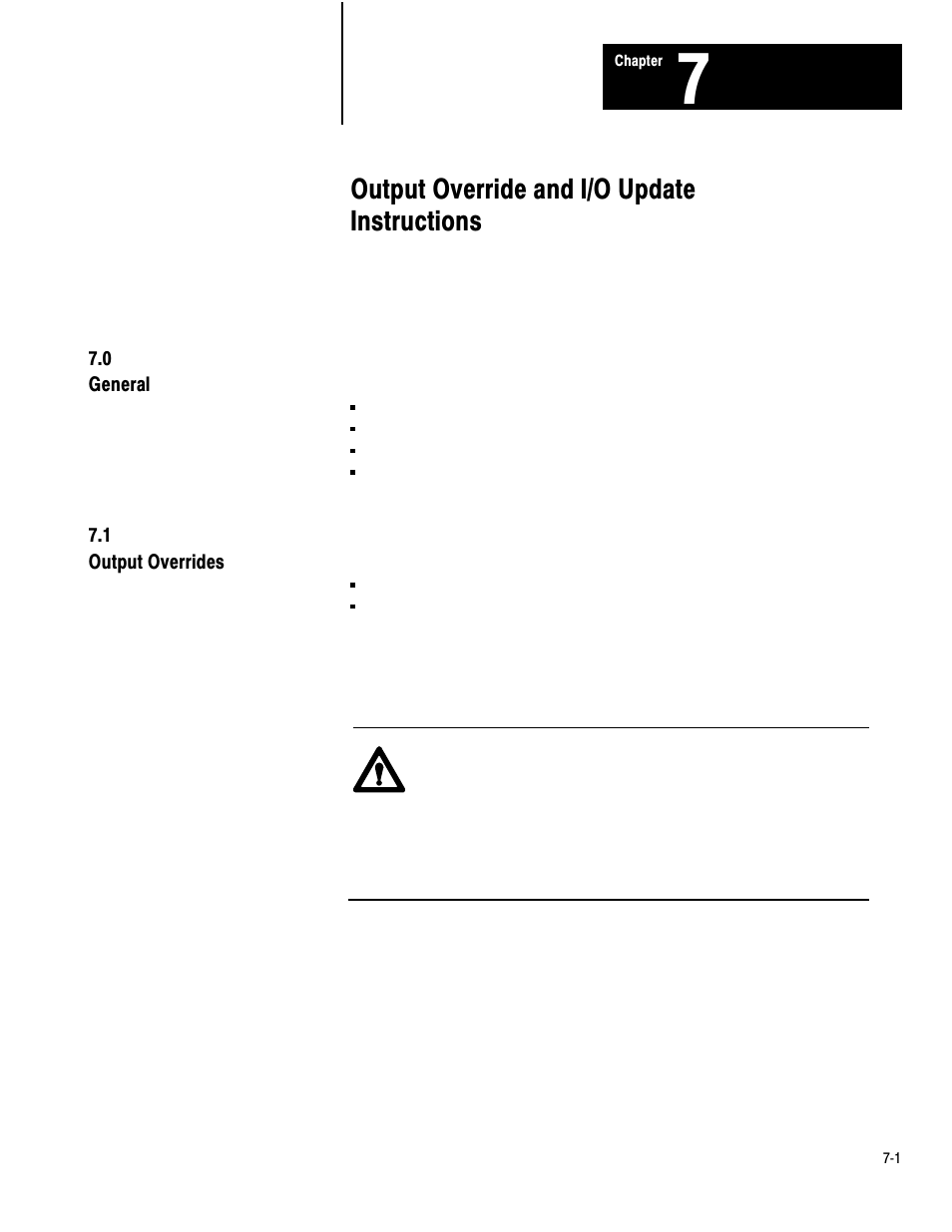 Output override and i/o update instructions | Rockwell Automation 1772-LP3 PLC - 2/30 Programmable Controller Programming and Operations Manual User Manual | Page 143 / 346