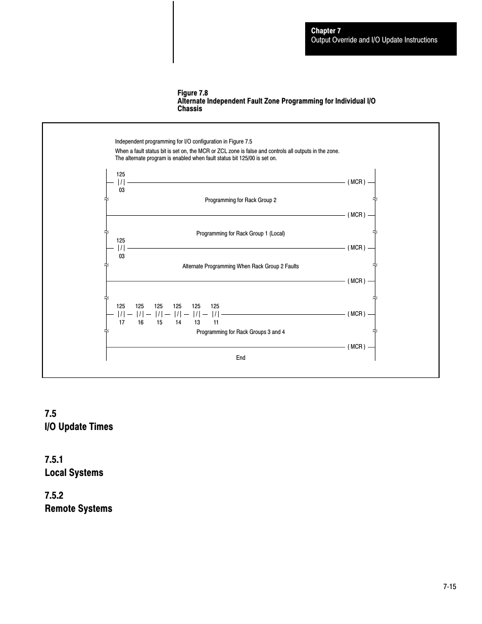 7ć15 | Rockwell Automation 1772-LP3 PLC - 2/30 Programmable Controller Programming and Operations Manual User Manual | Page 157 / 346