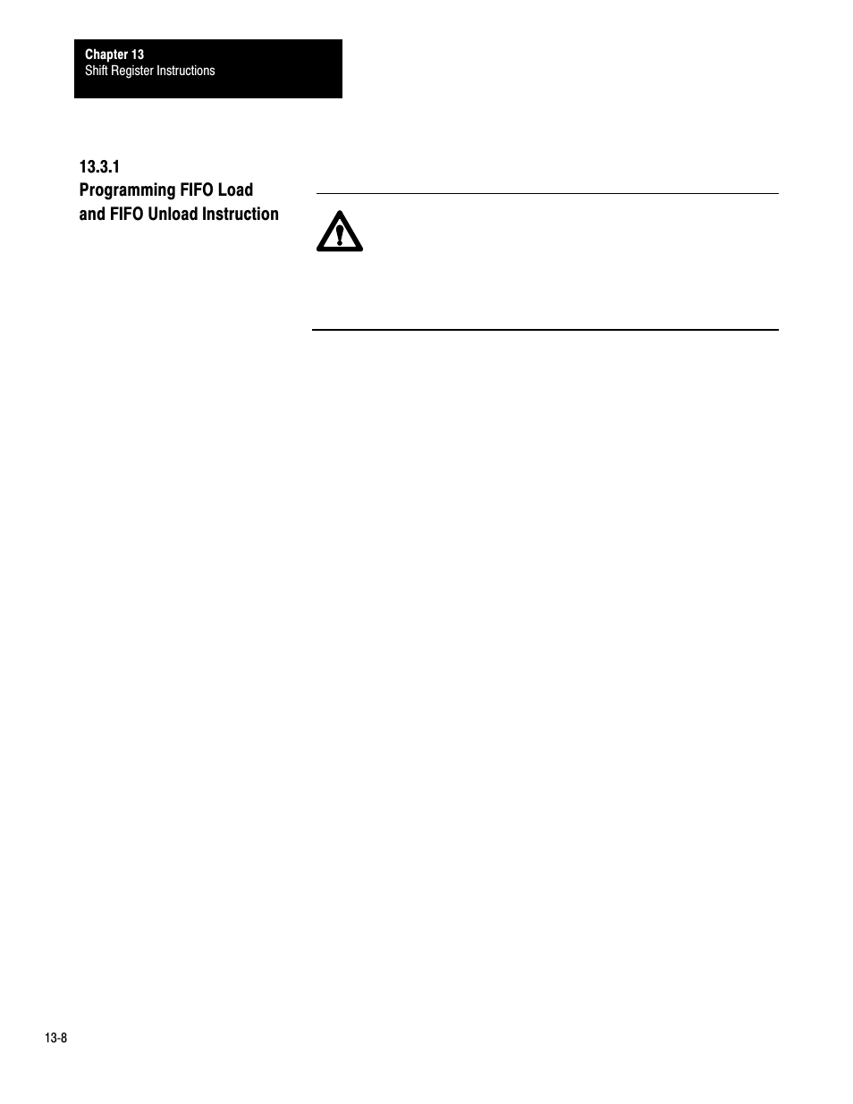 13ć8 | Rockwell Automation 1772-LP3 PLC - 2/30 Programmable Controller Programming and Operations Manual User Manual | Page 251 / 346