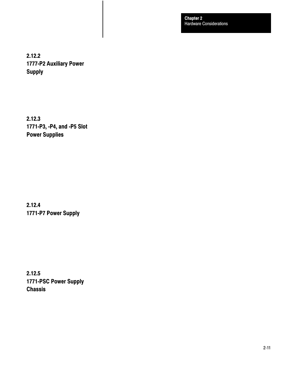 2ć11 | Rockwell Automation 1772-LP3 PLC - 2/30 Programmable Controller Programming and Operations Manual User Manual | Page 27 / 346