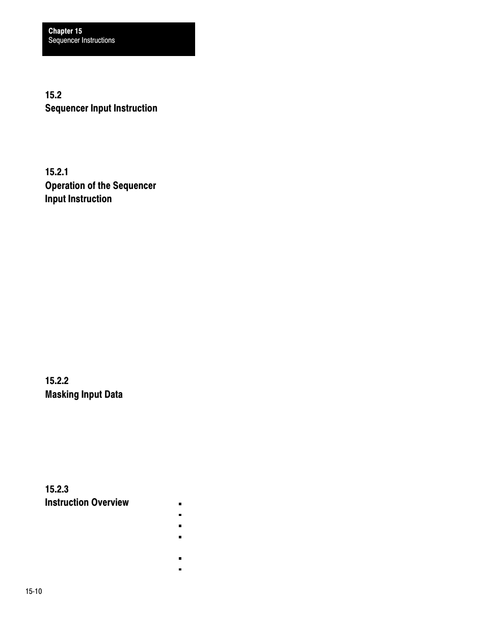 15ć10 | Rockwell Automation 1772-LP3 PLC - 2/30 Programmable Controller Programming and Operations Manual User Manual | Page 273 / 346