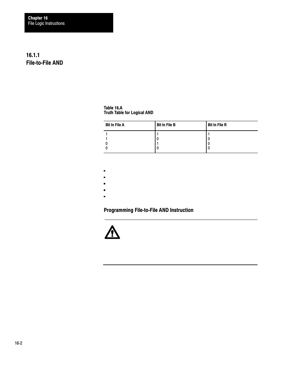 16ć2, 1 filećtoćfile and | Rockwell Automation 1772-LP3 PLC - 2/30 Programmable Controller Programming and Operations Manual User Manual | Page 281 / 346