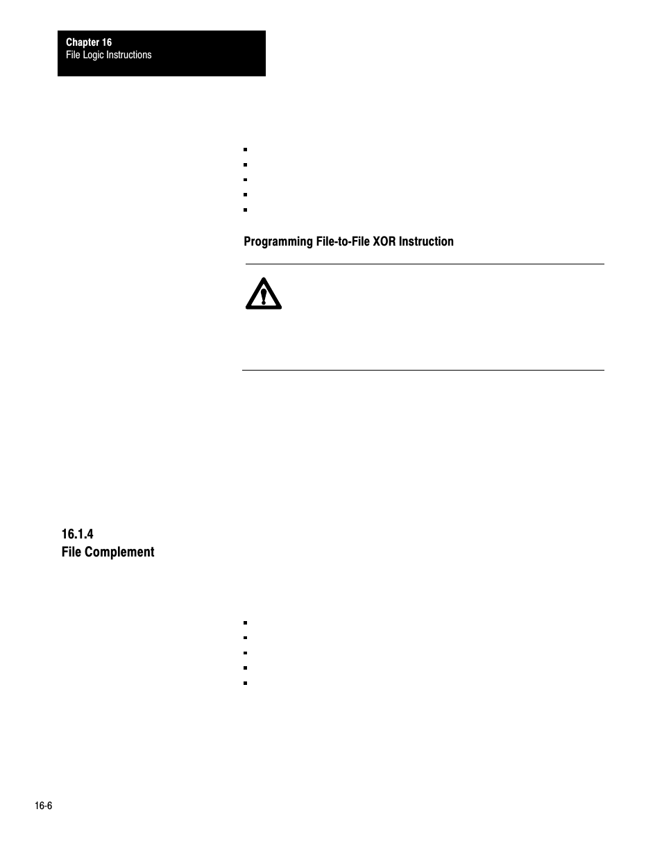 16ć6 | Rockwell Automation 1772-LP3 PLC - 2/30 Programmable Controller Programming and Operations Manual User Manual | Page 285 / 346