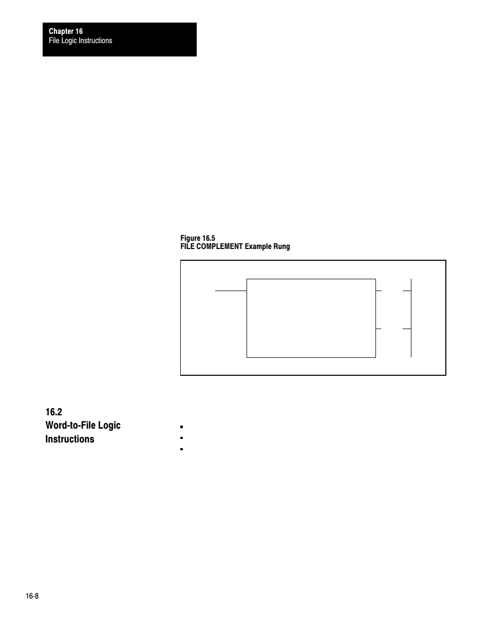 16ć8, 2 wordćtoćfile logic instructions | Rockwell Automation 1772-LP3 PLC - 2/30 Programmable Controller Programming and Operations Manual User Manual | Page 287 / 346