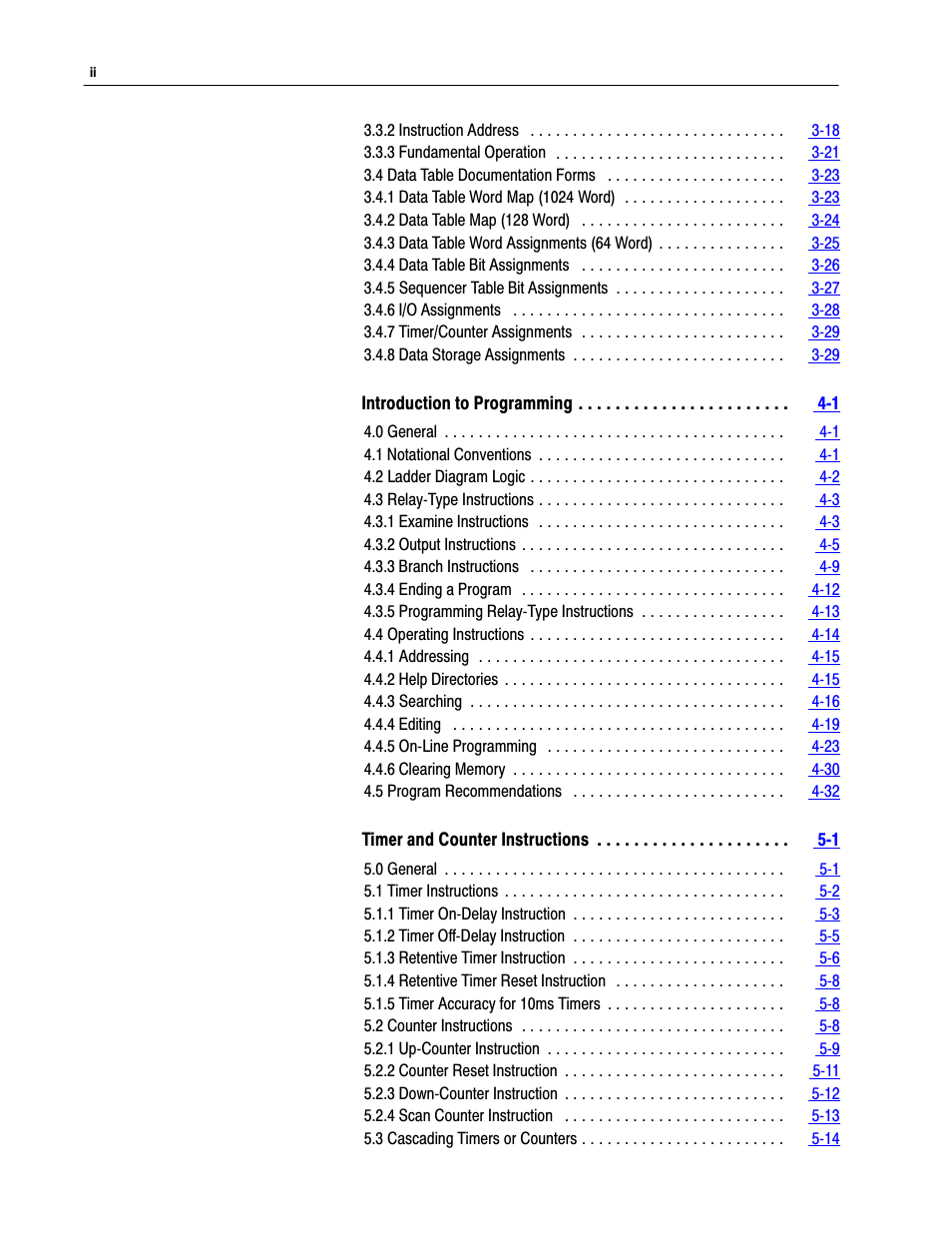 Rockwell Automation 1772-LP3 PLC - 2/30 Programmable Controller Programming and Operations Manual User Manual | Page 4 / 346