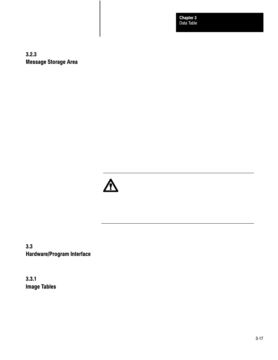 3ć17 | Rockwell Automation 1772-LP3 PLC - 2/30 Programmable Controller Programming and Operations Manual User Manual | Page 44 / 346