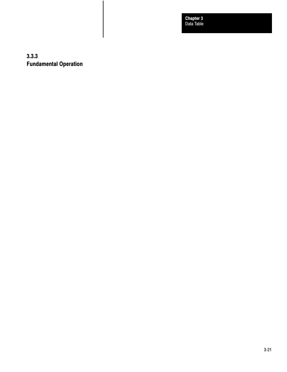 3ć21, 3 fundamental operation | Rockwell Automation 1772-LP3 PLC - 2/30 Programmable Controller Programming and Operations Manual User Manual | Page 48 / 346