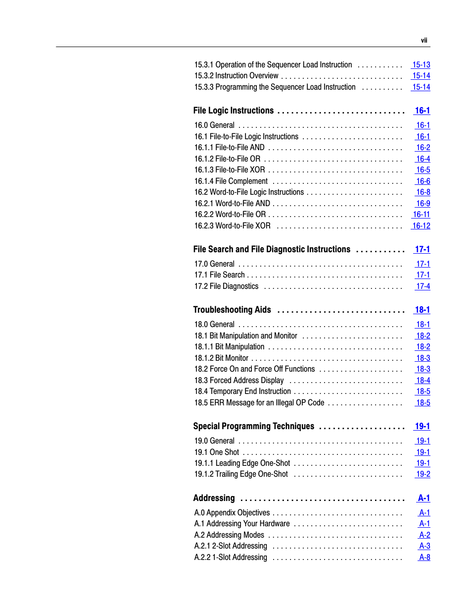 Rockwell Automation 1772-LP3 PLC - 2/30 Programmable Controller Programming and Operations Manual User Manual | Page 9 / 346