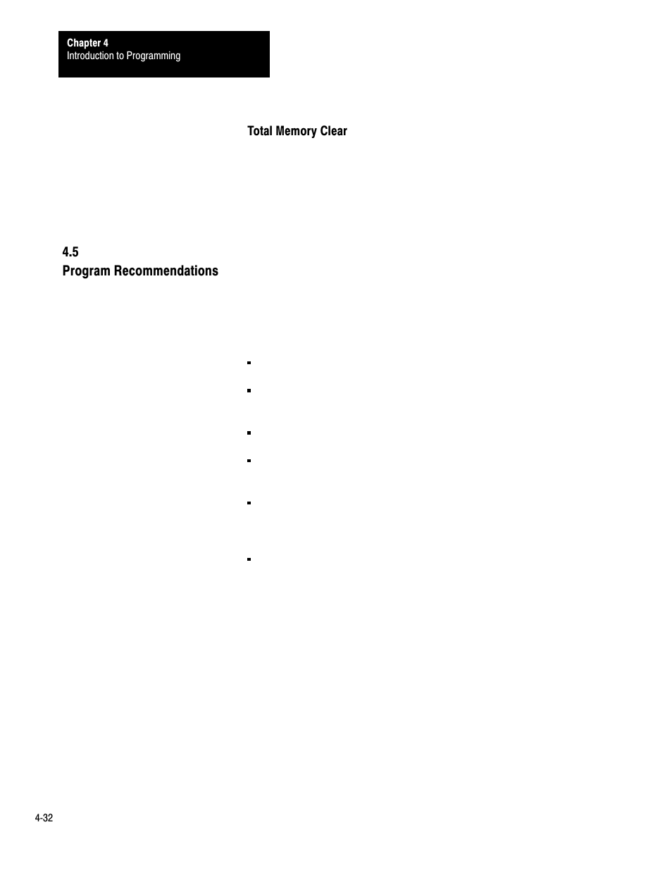 4ć32 | Rockwell Automation 1772-LP3 PLC - 2/30 Programmable Controller Programming and Operations Manual User Manual | Page 96 / 346