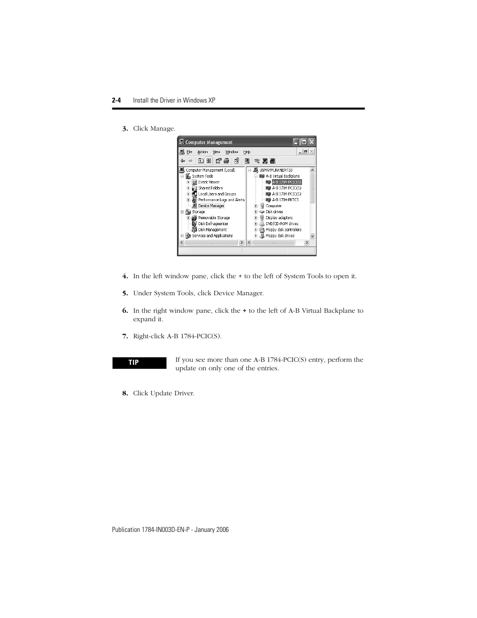 Rockwell Automation 1784-PCIC ControlNet PCI Communication Interface Card Installation Instructions User Manual | Page 20 / 58
