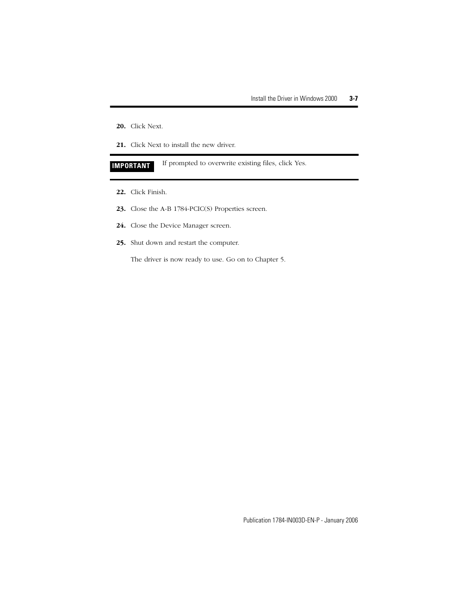 Rockwell Automation 1784-PCIC ControlNet PCI Communication Interface Card Installation Instructions User Manual | Page 29 / 58
