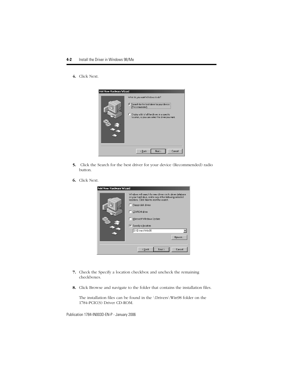 Rockwell Automation 1784-PCIC ControlNet PCI Communication Interface Card Installation Instructions User Manual | Page 32 / 58