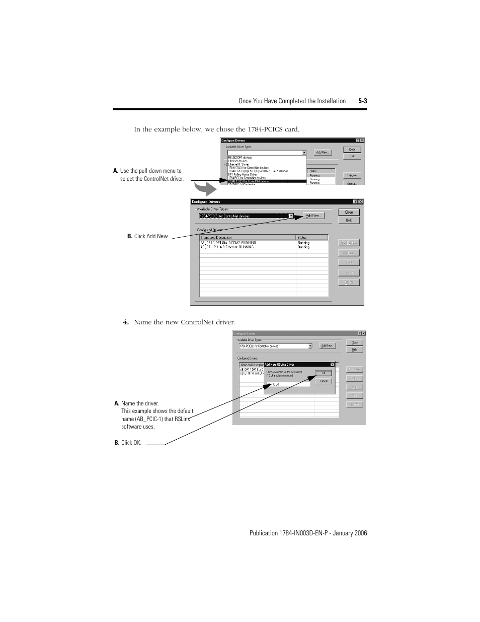 Rockwell Automation 1784-PCIC ControlNet PCI Communication Interface Card Installation Instructions User Manual | Page 41 / 58