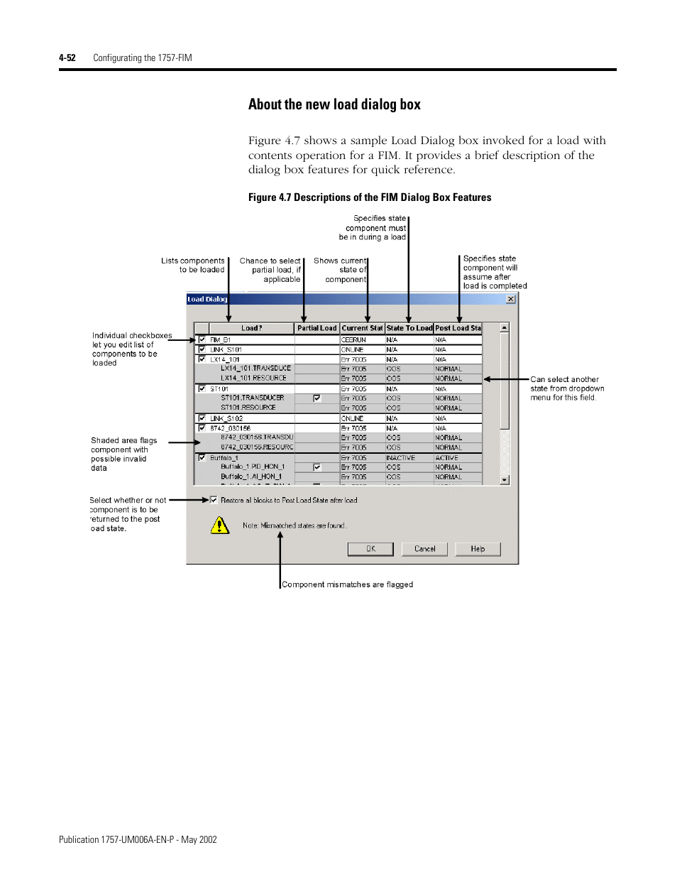 About the new load dialog box, About the new load dialog box -52 | Rockwell Automation PLC-5 Fieldbus Solutions for Integrated Architecture User Manual User Manual | Page 138 / 309