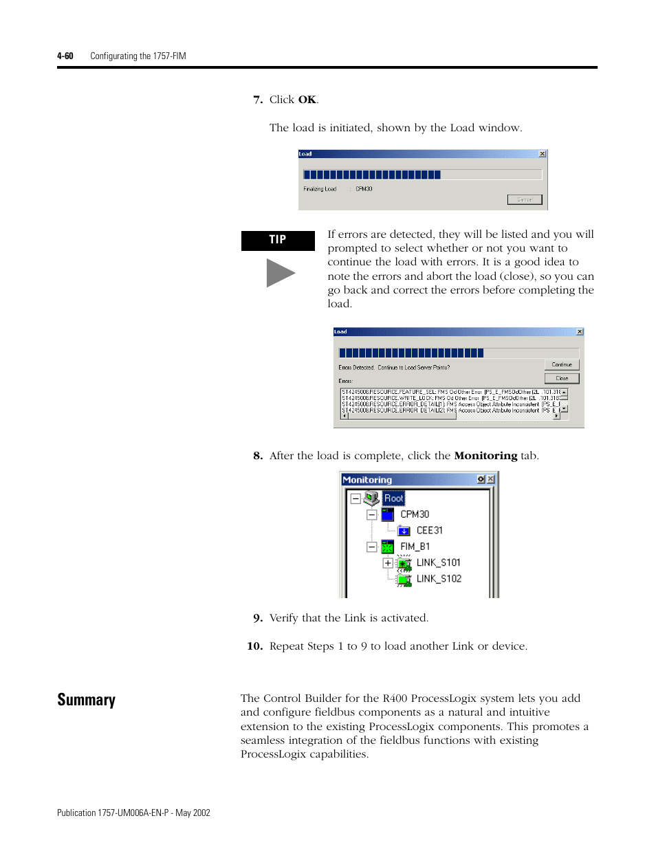 Summary, Summary -60 | Rockwell Automation PLC-5 Fieldbus Solutions for Integrated Architecture User Manual User Manual | Page 146 / 309