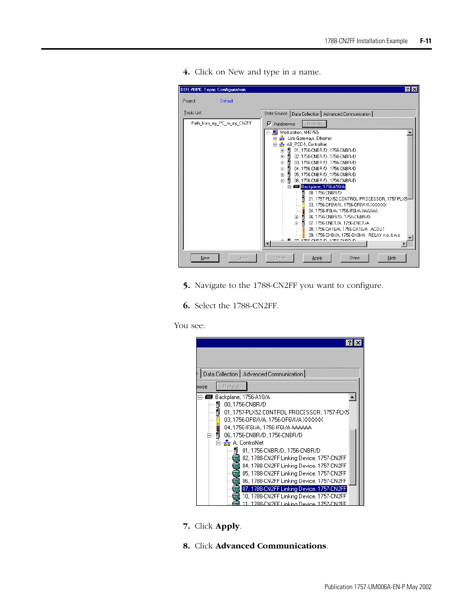 Rockwell Automation PLC-5 Fieldbus Solutions for Integrated Architecture User Manual User Manual | Page 259 / 309