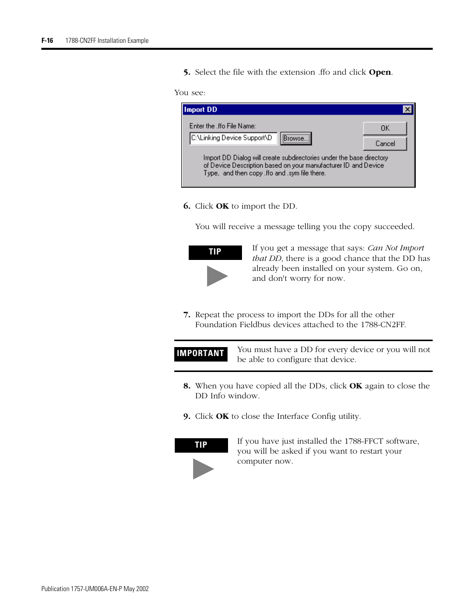 Rockwell Automation PLC-5 Fieldbus Solutions for Integrated Architecture User Manual User Manual | Page 264 / 309