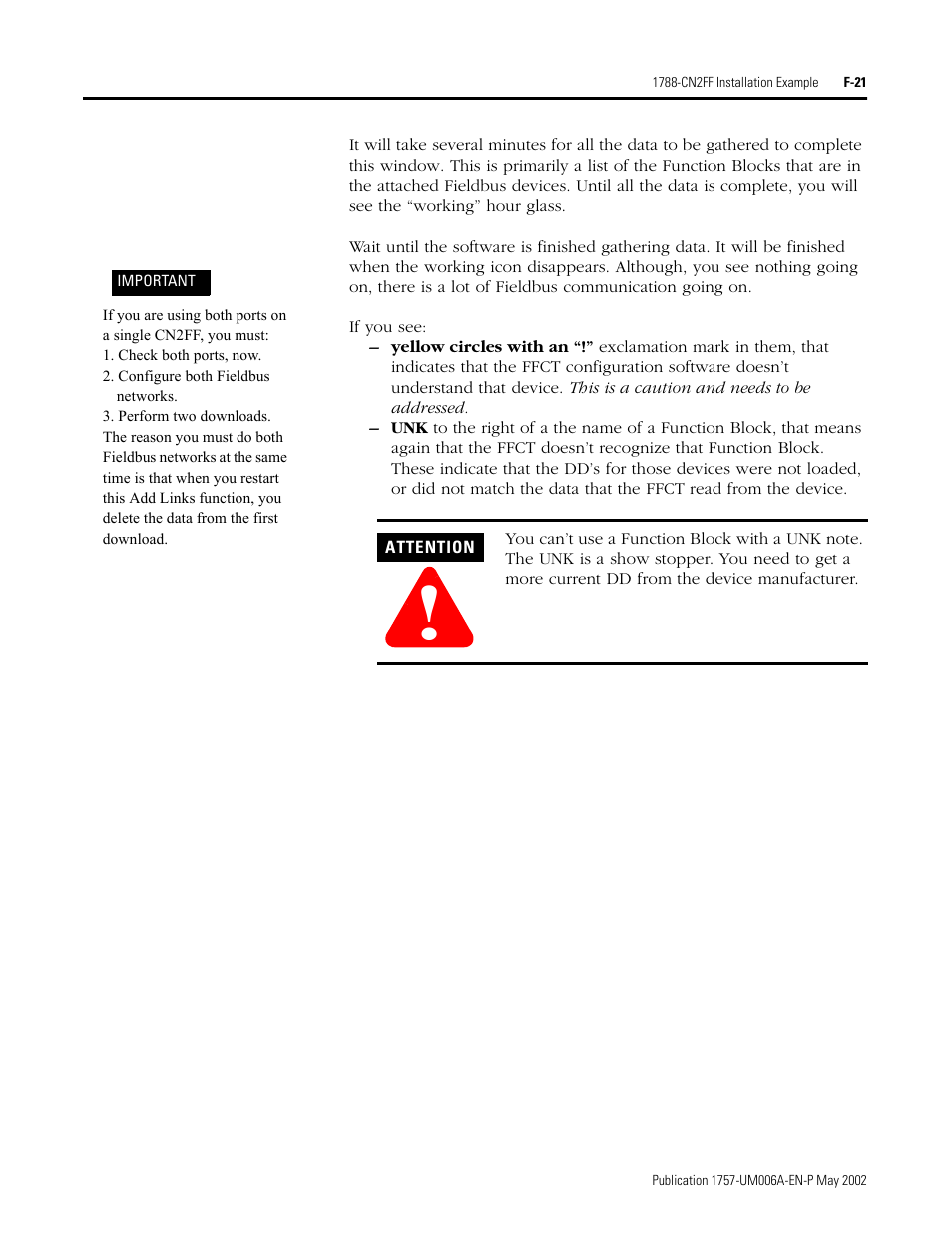Rockwell Automation PLC-5 Fieldbus Solutions for Integrated Architecture User Manual User Manual | Page 269 / 309