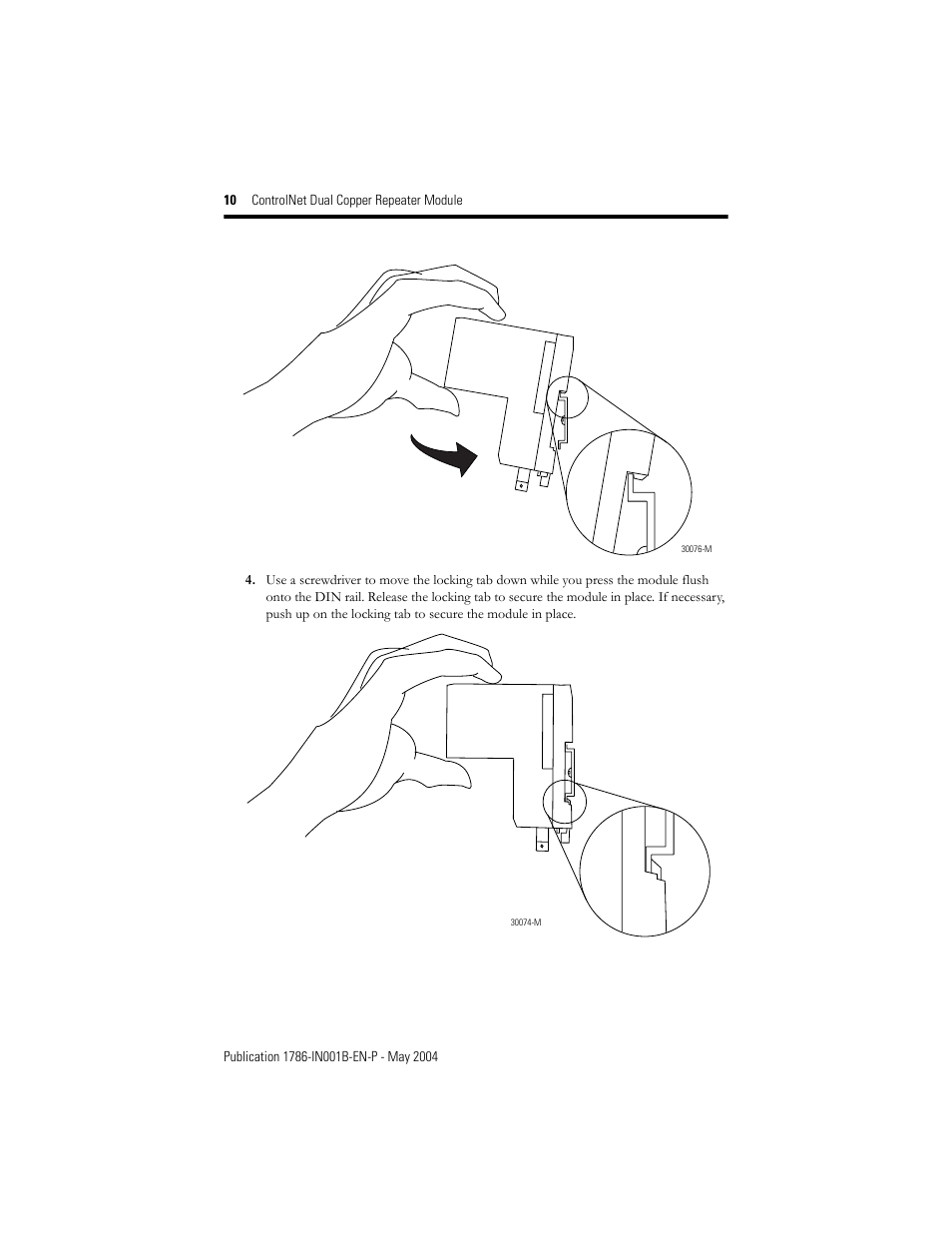 Rockwell Automation 1786-RPCD ControlNet Modular Repeater Dual Copper Module User Manual | Page 10 / 24