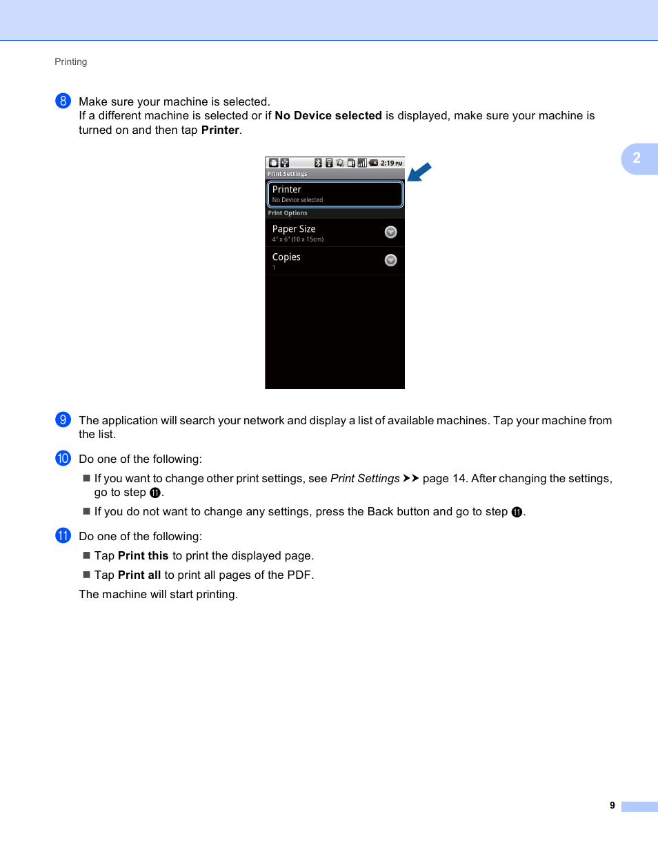 Brother iPrint&Scan Version A User Manual | Page 13 / 69