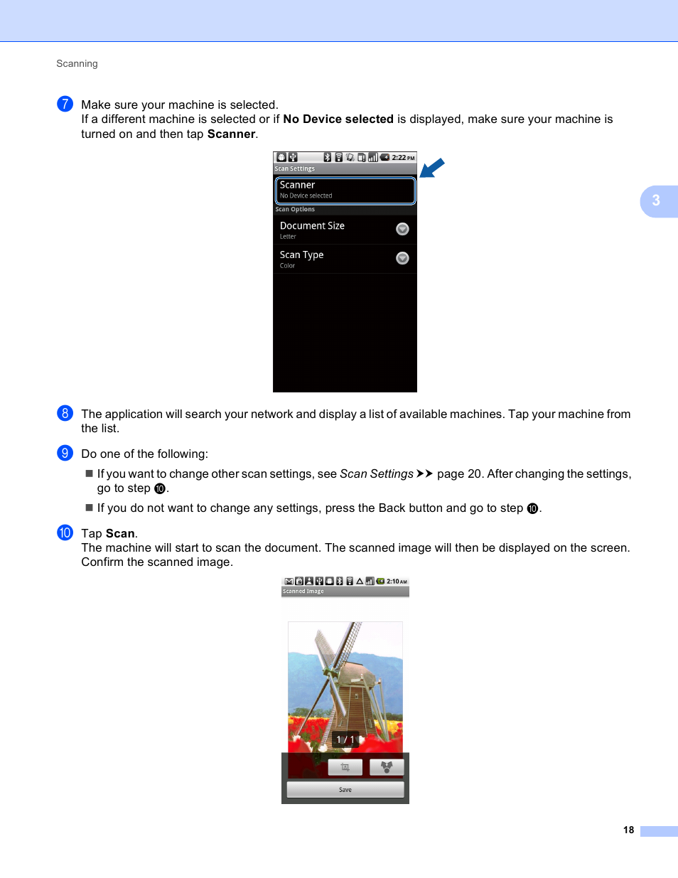 Brother iPrint&Scan Version A User Manual | Page 22 / 69