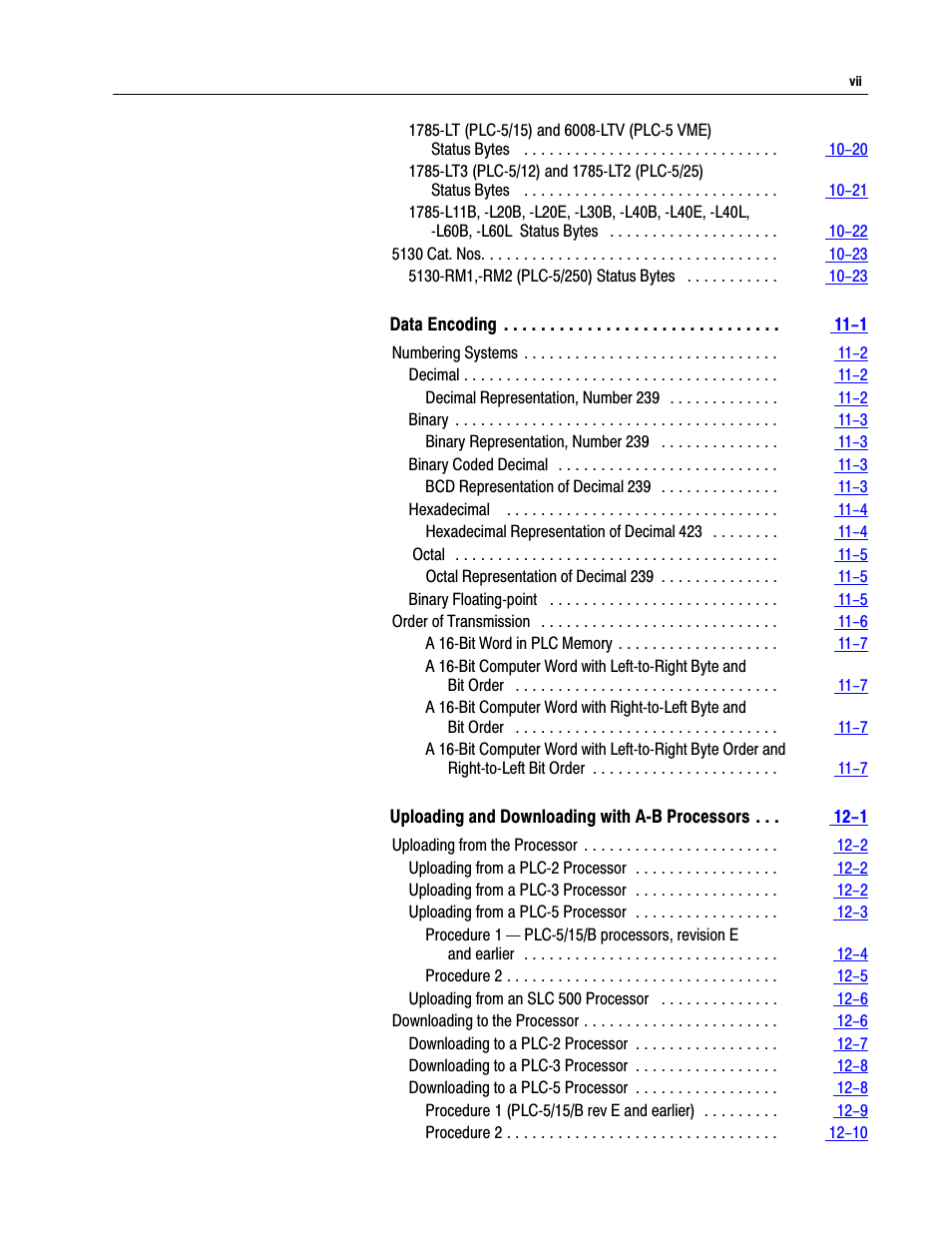 Rockwell Automation 1770, D17706.5.16 Ref Mnl DF1 Protocol Command User Manual | Page 10 / 251