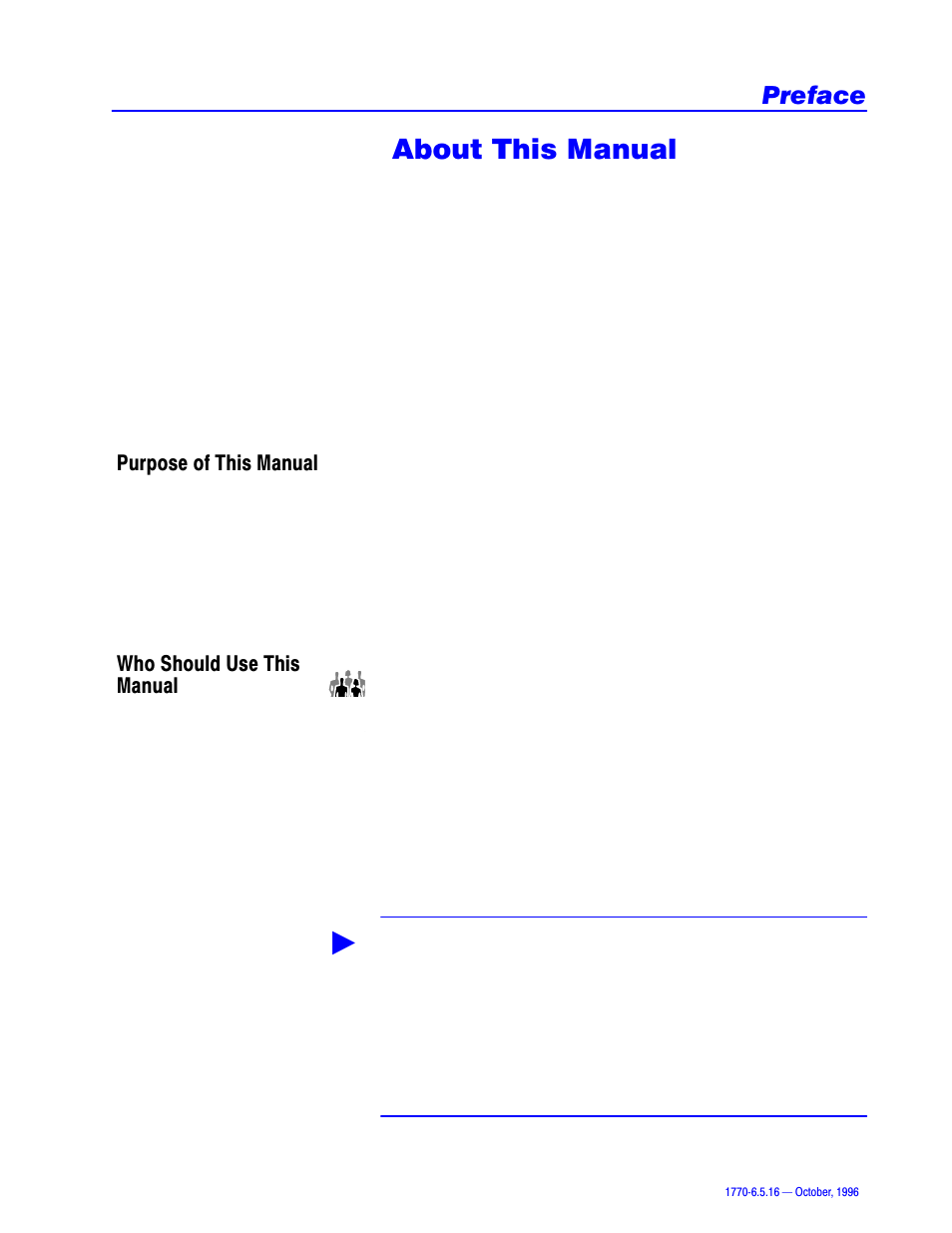 Preface - about this manual, Purpose of this manual, Who should use this manual | About this manual, Preface | Rockwell Automation 1770, D17706.5.16 Ref Mnl DF1 Protocol Command User Manual | Page 12 / 251