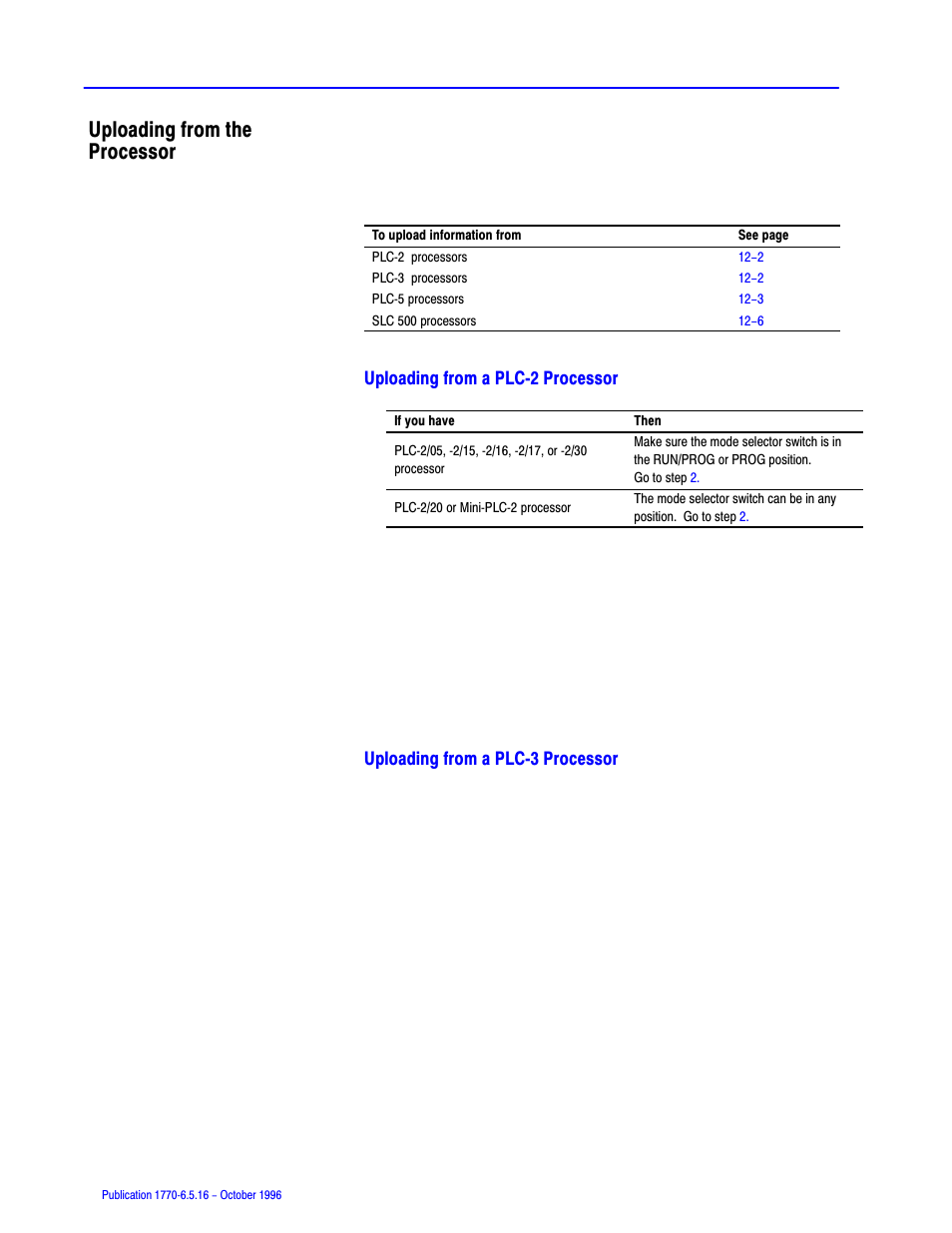 Uploading from the processor | Rockwell Automation 1770, D17706.5.16 Ref Mnl DF1 Protocol Command User Manual | Page 205 / 251