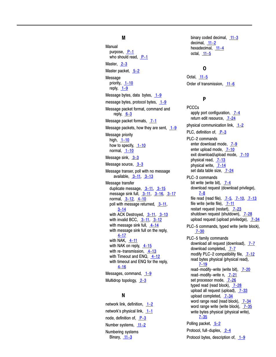 Rockwell Automation 1770, D17706.5.16 Ref Mnl DF1 Protocol Command User Manual | Page 247 / 251