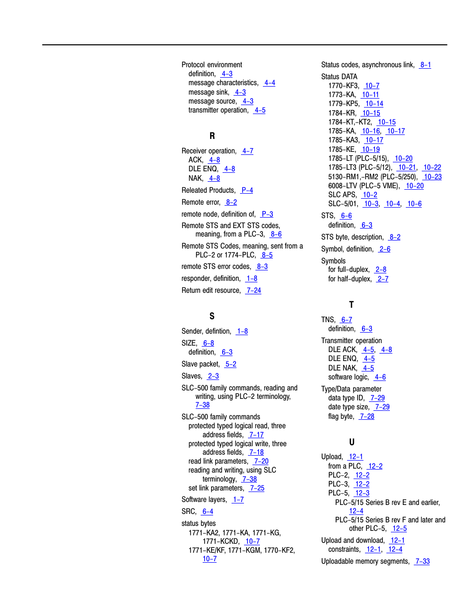 Rockwell Automation 1770, D17706.5.16 Ref Mnl DF1 Protocol Command User Manual | Page 248 / 251
