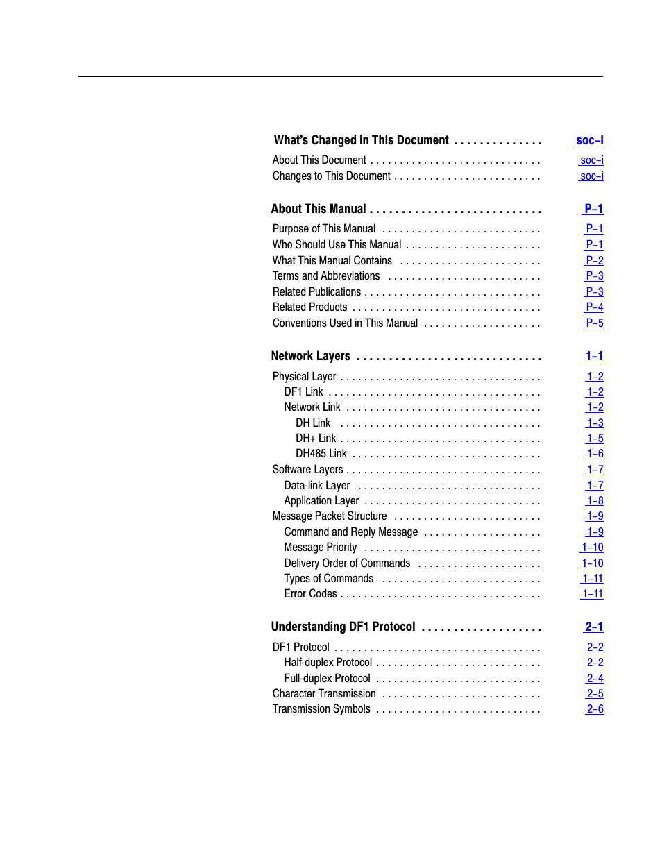 Rockwell Automation 1770, D17706.5.16 Ref Mnl DF1 Protocol Command User Manual | Page 4 / 251