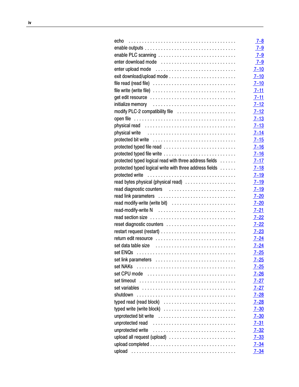 Rockwell Automation 1770, D17706.5.16 Ref Mnl DF1 Protocol Command User Manual | Page 7 / 251