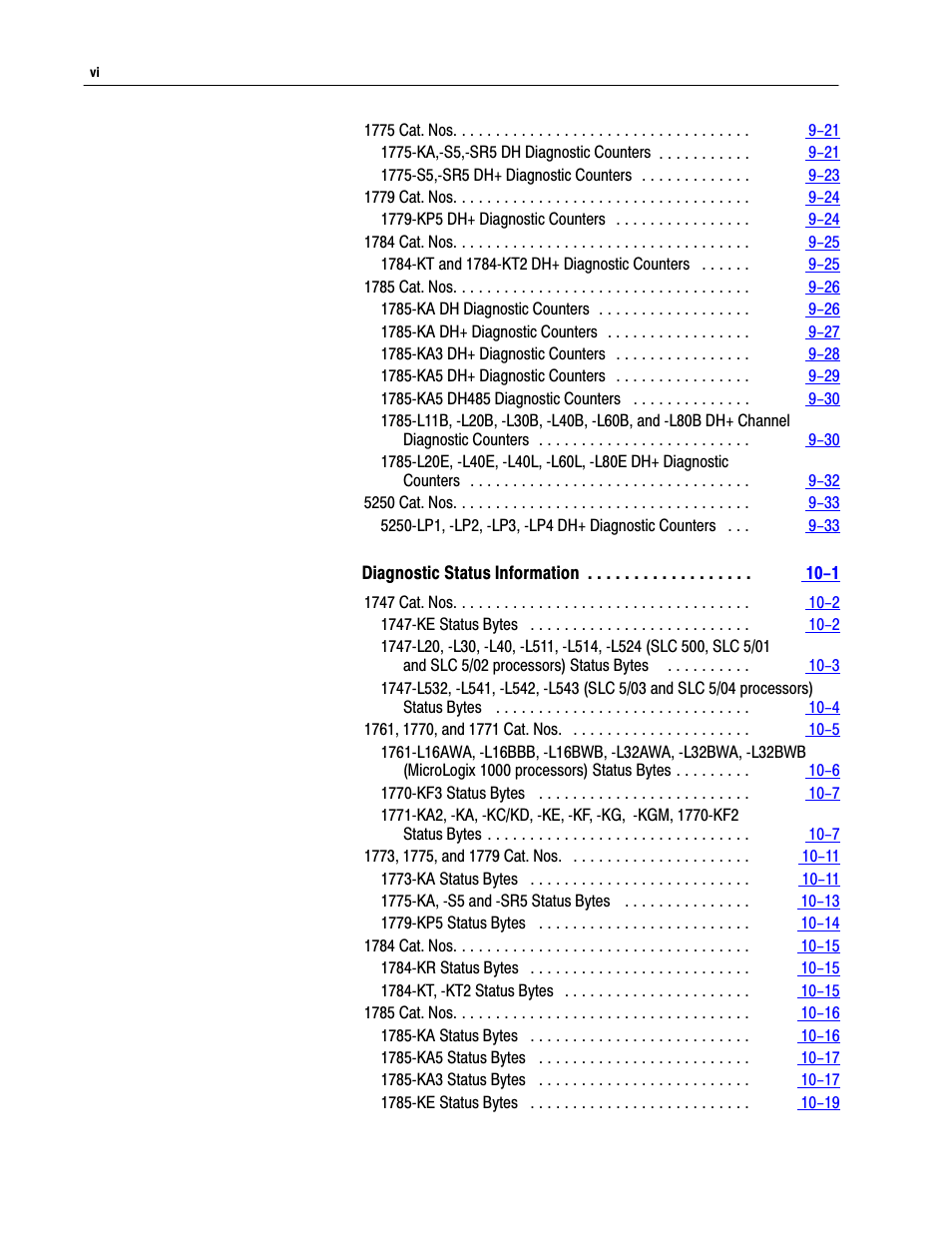 Rockwell Automation 1770, D17706.5.16 Ref Mnl DF1 Protocol Command User Manual | Page 9 / 251