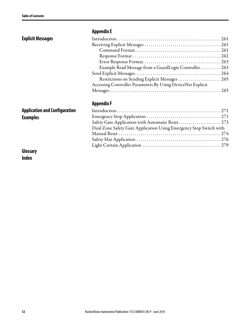 Rockwell Automation 1752-L24BBBE SmartGuard 600 Controllers User Manual User Manual | Page 12 / 290