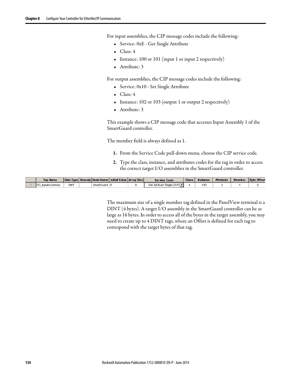 Rockwell Automation 1752-L24BBBE SmartGuard 600 Controllers User Manual User Manual | Page 134 / 290