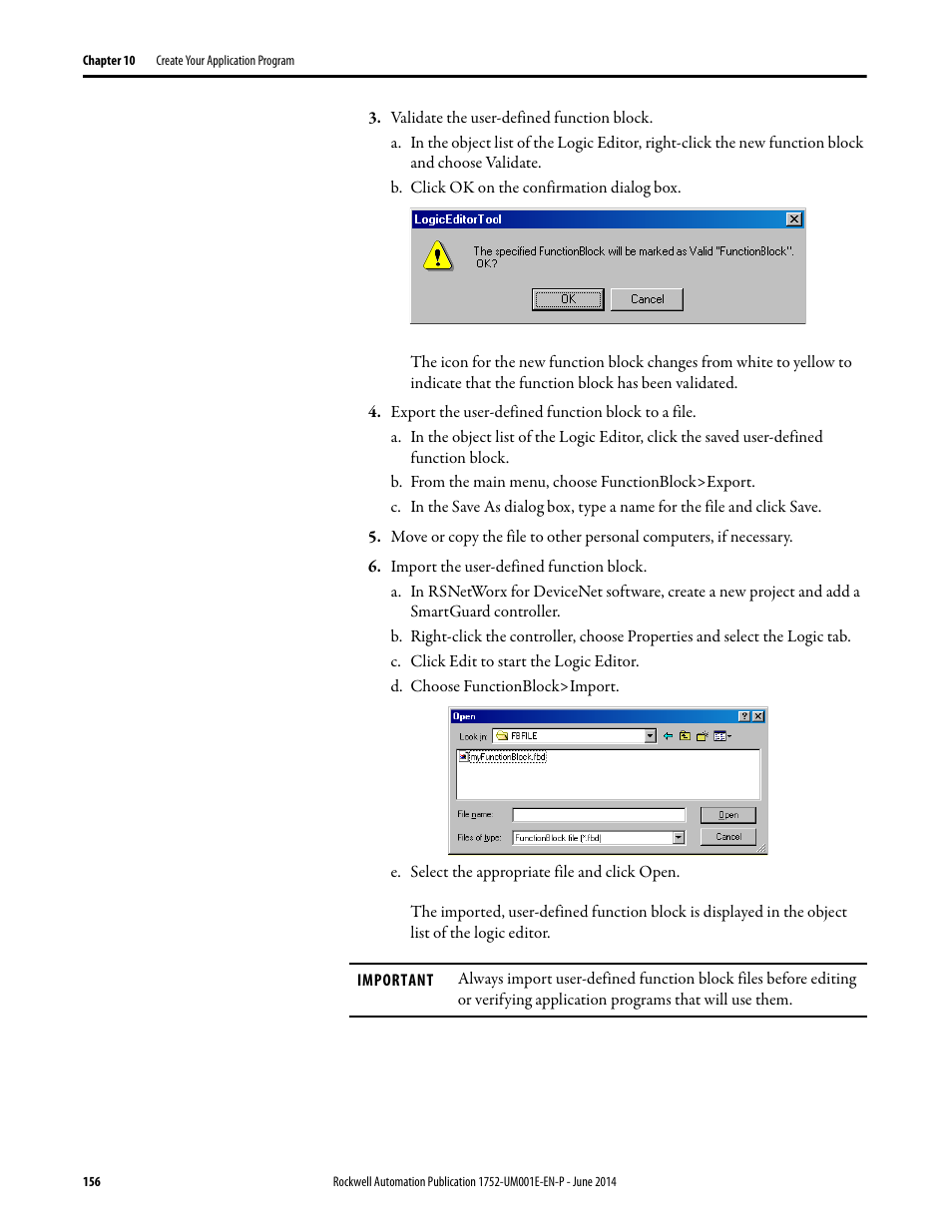 Rockwell Automation 1752-L24BBBE SmartGuard 600 Controllers User Manual User Manual | Page 156 / 290
