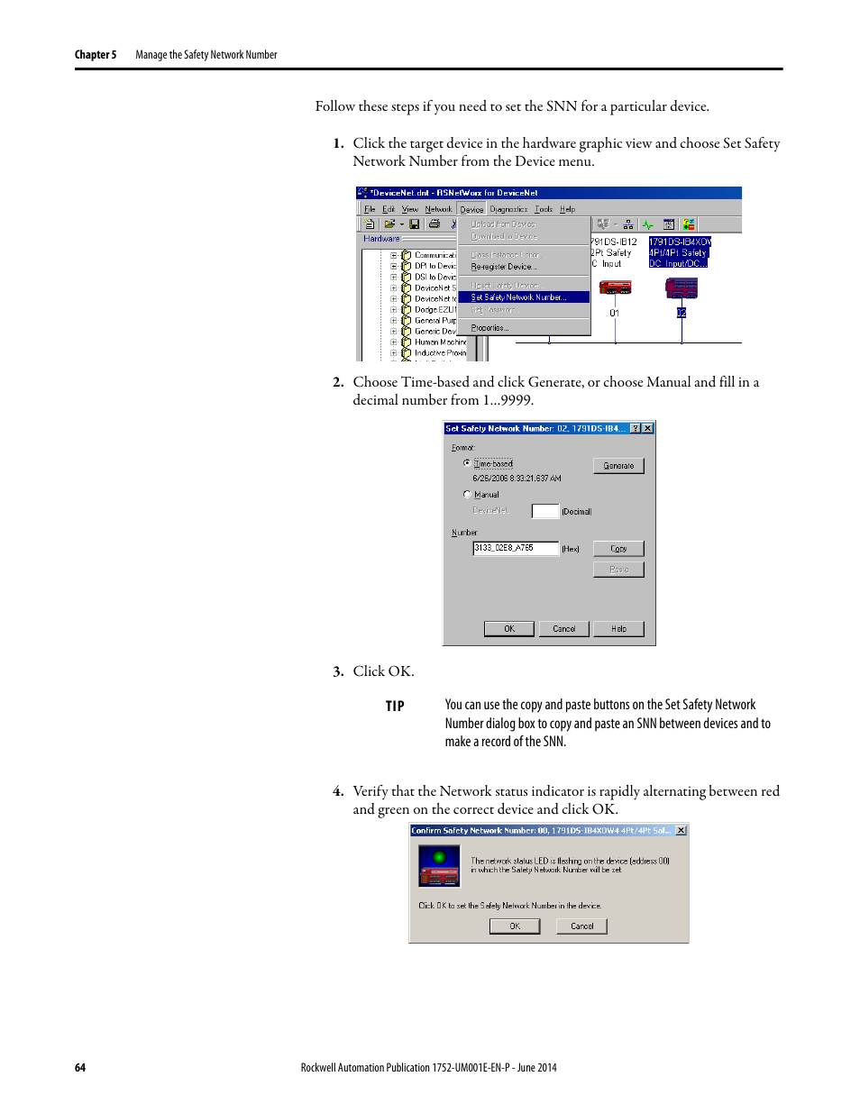 Rockwell Automation 1752-L24BBBE SmartGuard 600 Controllers User Manual User Manual | Page 64 / 290