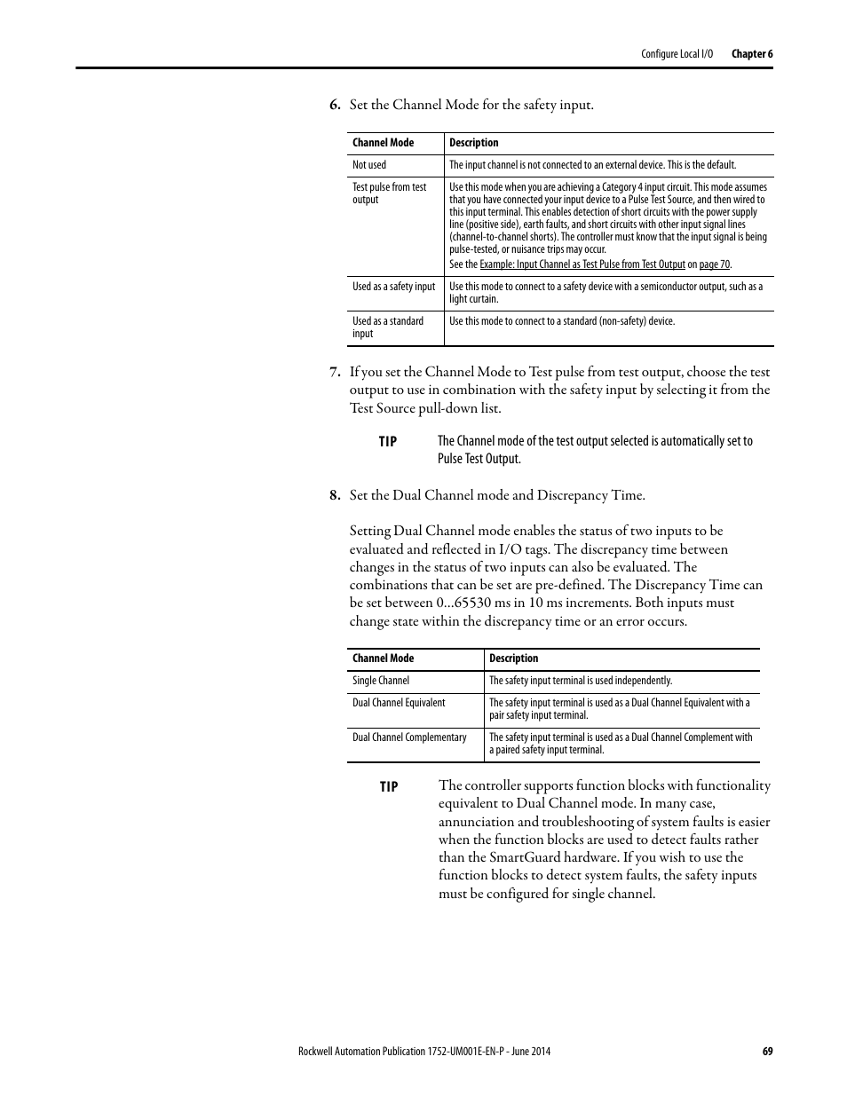 Rockwell Automation 1752-L24BBBE SmartGuard 600 Controllers User Manual User Manual | Page 69 / 290
