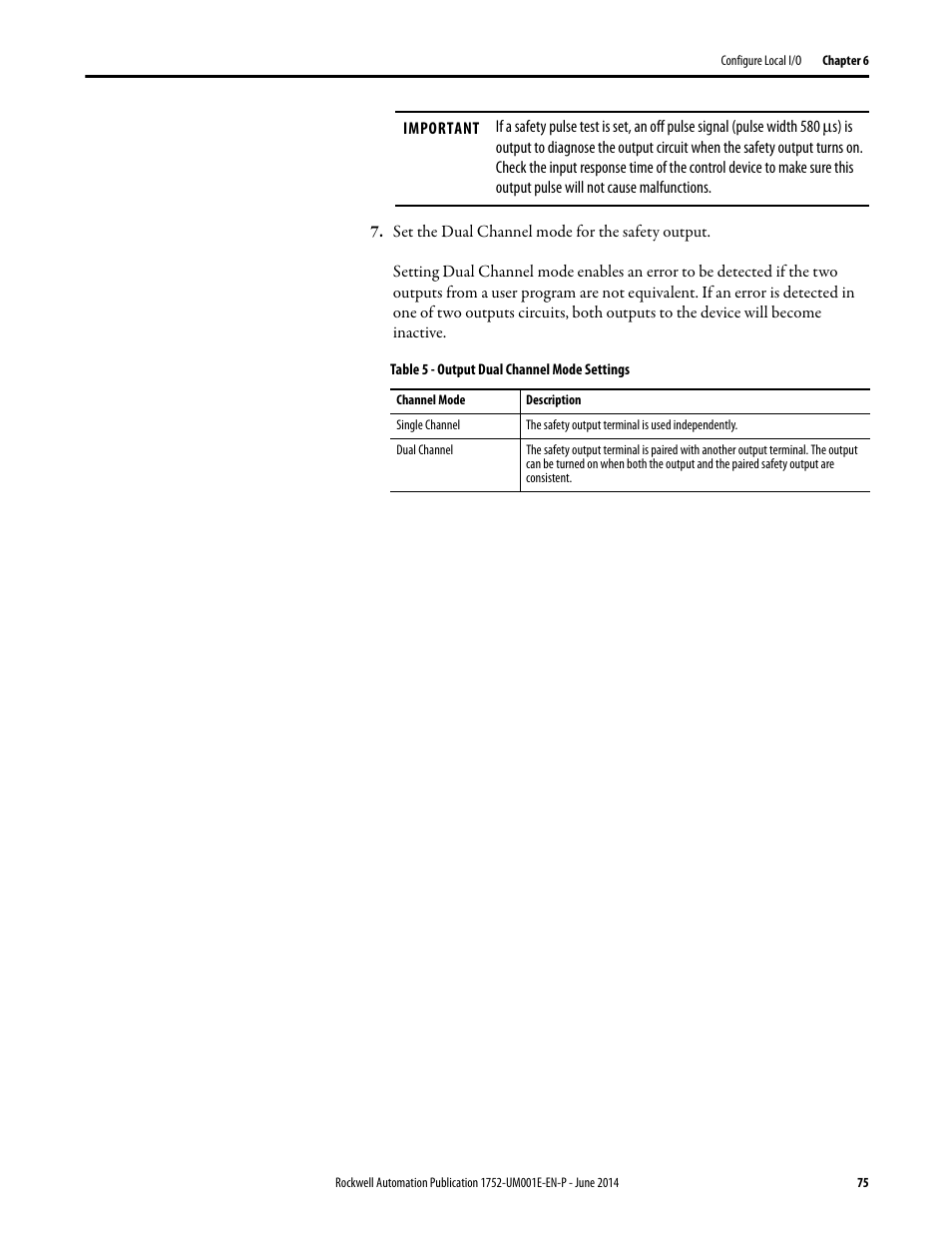 Rockwell Automation 1752-L24BBBE SmartGuard 600 Controllers User Manual User Manual | Page 75 / 290