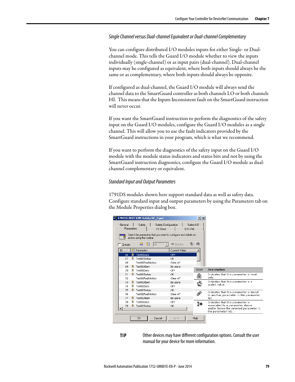 Rockwell Automation 1752-L24BBBE SmartGuard 600 Controllers User Manual User Manual | Page 79 / 290