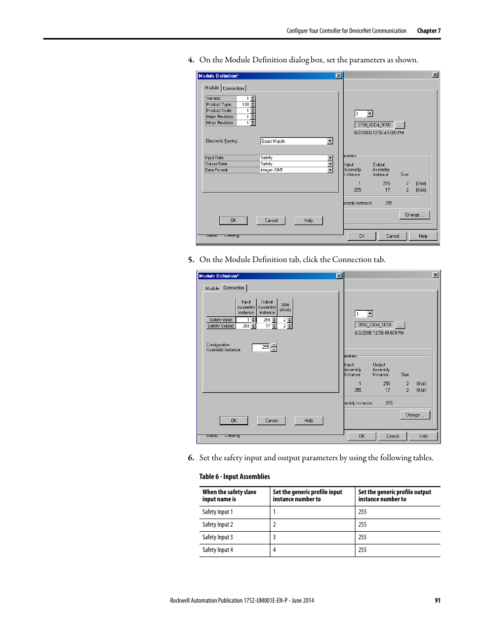 Rockwell Automation 1752-L24BBBE SmartGuard 600 Controllers User Manual User Manual | Page 91 / 290