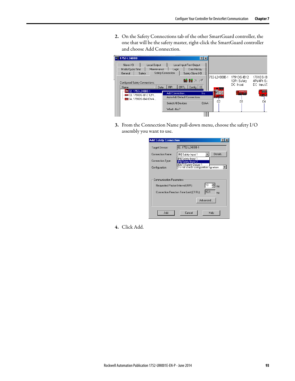 Rockwell Automation 1752-L24BBBE SmartGuard 600 Controllers User Manual User Manual | Page 93 / 290