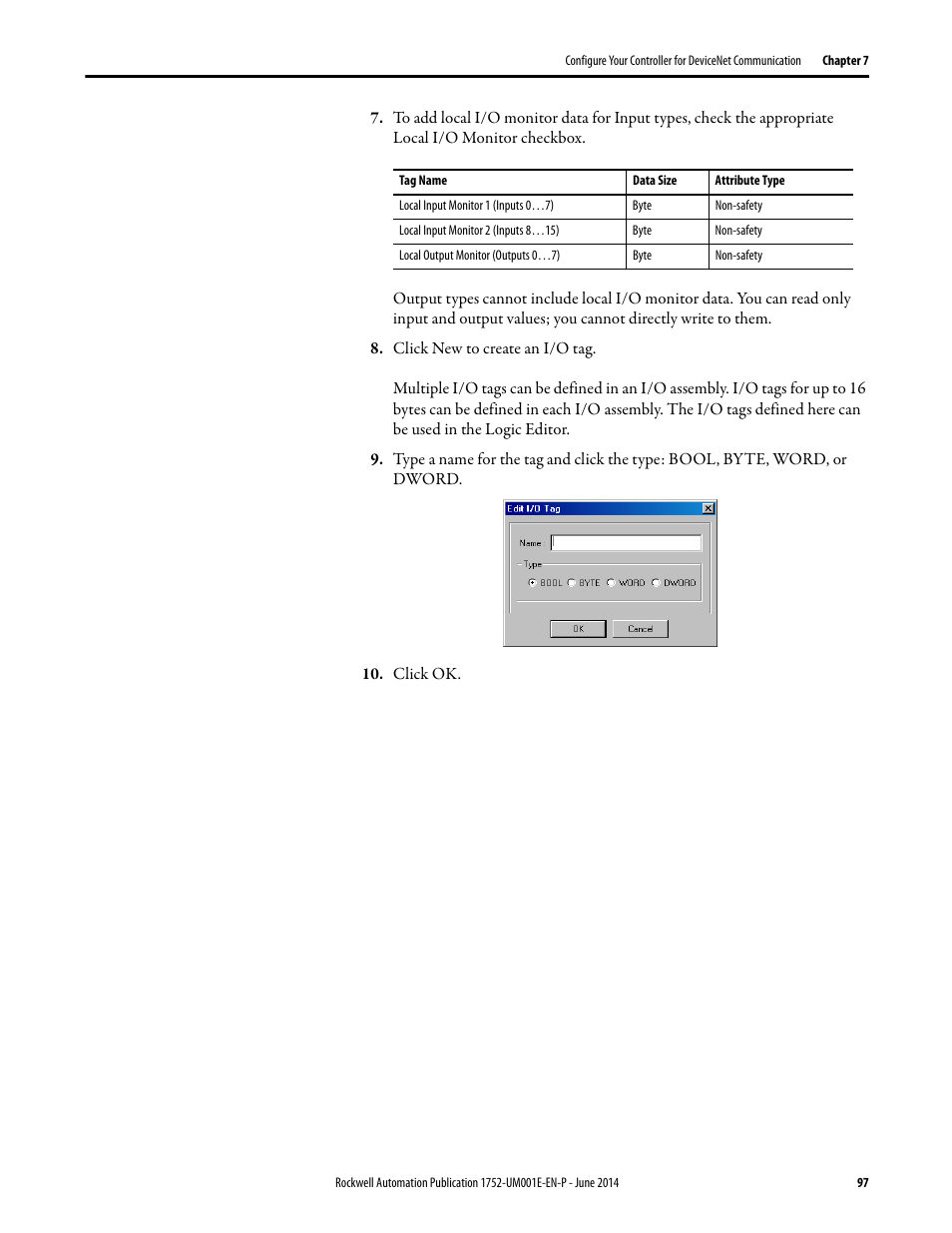 Rockwell Automation 1752-L24BBBE SmartGuard 600 Controllers User Manual User Manual | Page 97 / 290
