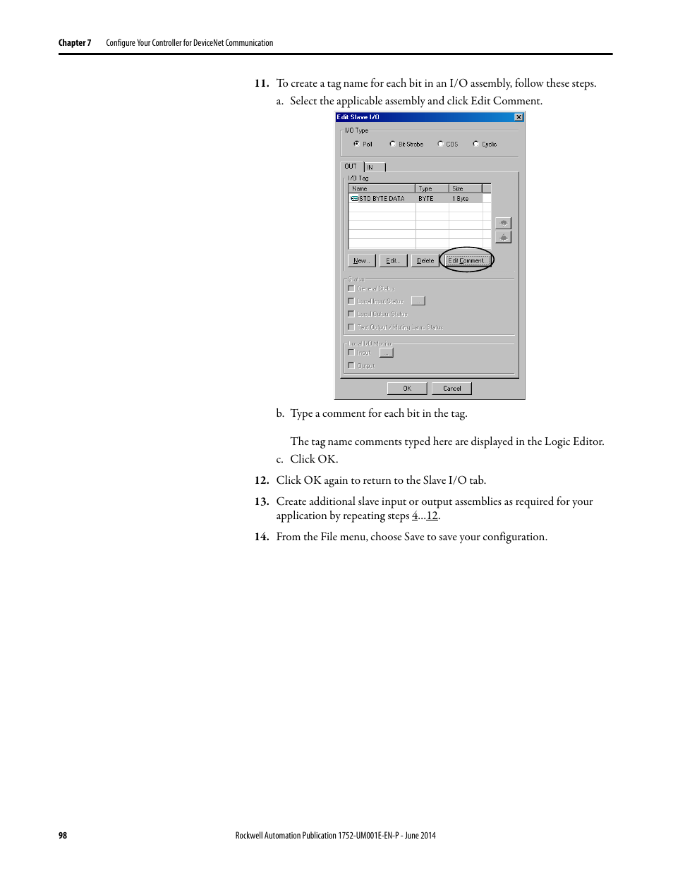 Rockwell Automation 1752-L24BBBE SmartGuard 600 Controllers User Manual User Manual | Page 98 / 290