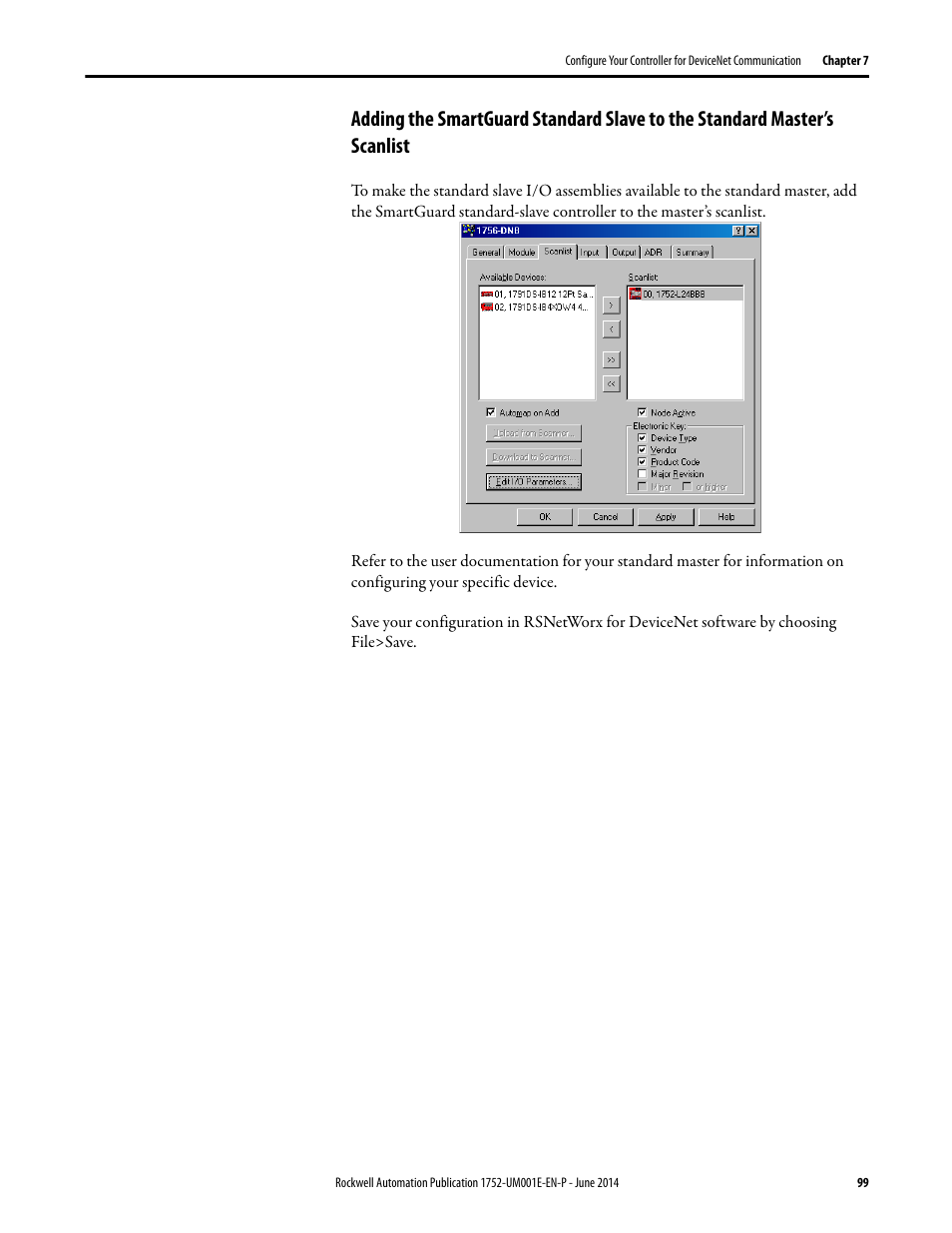 Rockwell Automation 1752-L24BBBE SmartGuard 600 Controllers User Manual User Manual | Page 99 / 290
