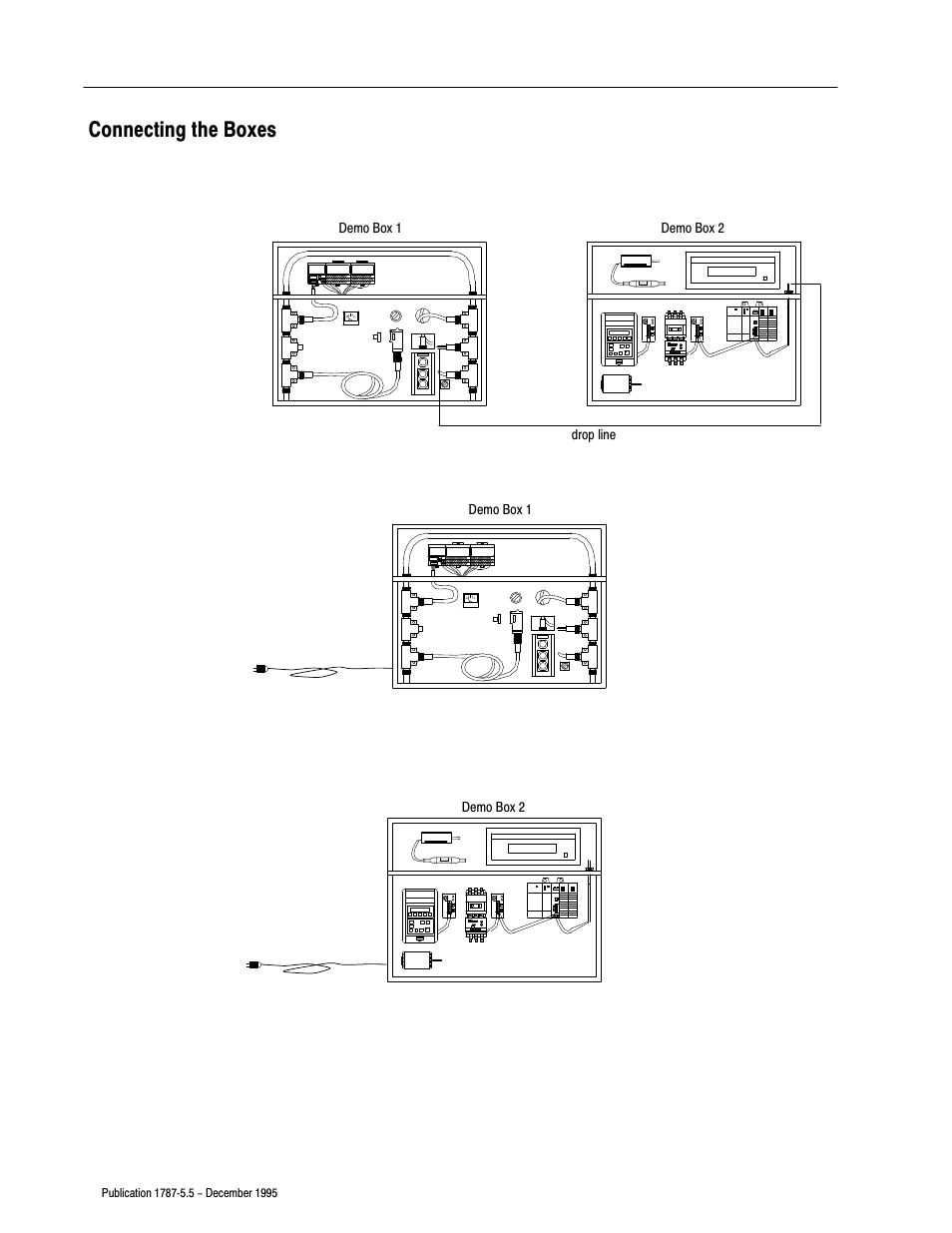 Connecting the boxes | Rockwell Automation 1771-SDN/B INSTL.INSTR.DEVICENET SEMINAR User Manual | Page 16 / 25