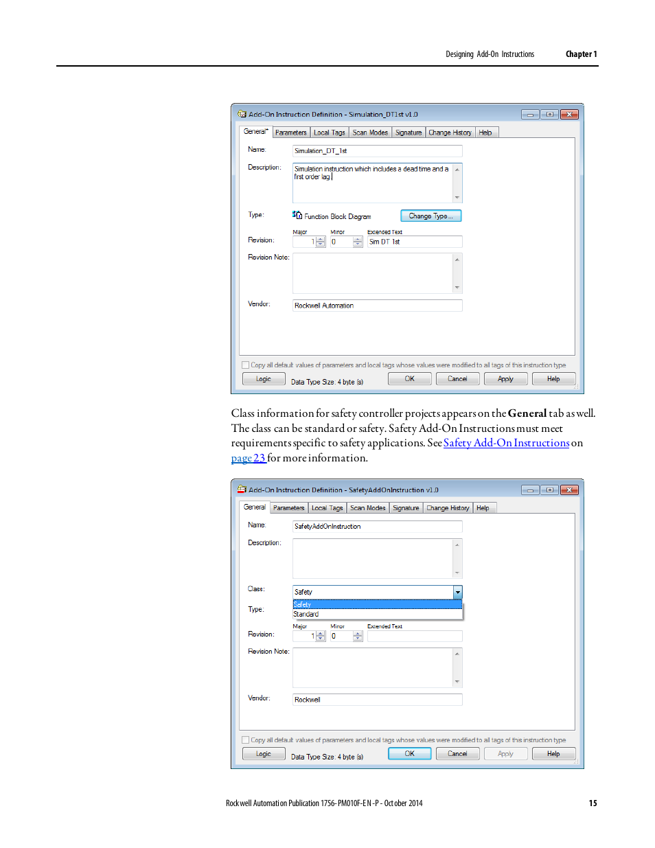 Rockwell Automation Logix5000 Controllers Add-on Instructions Programming Manual User Manual | Page 15 / 104