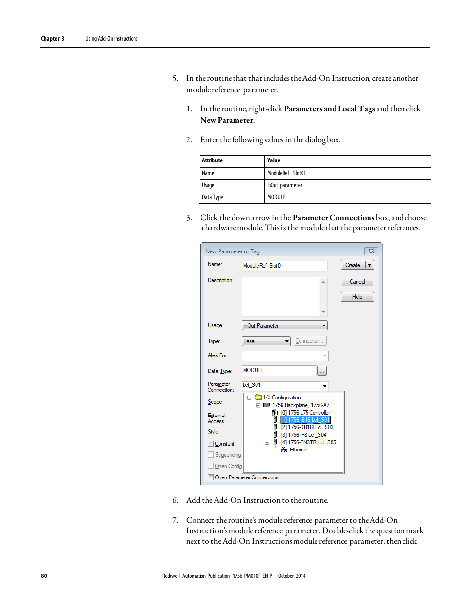 Rockwell Automation Logix5000 Controllers Add-on Instructions Programming Manual User Manual | Page 80 / 104